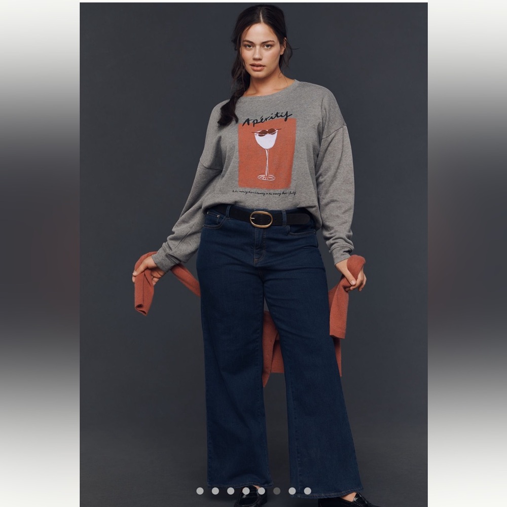 Anthropologie x Maeve Cocktail Sweatshirt - Size L - BNWT